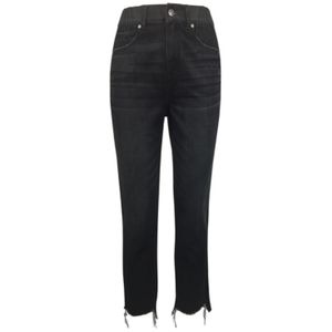 Rewash Black Carbon Real Curve Mom Jeans for Juniors